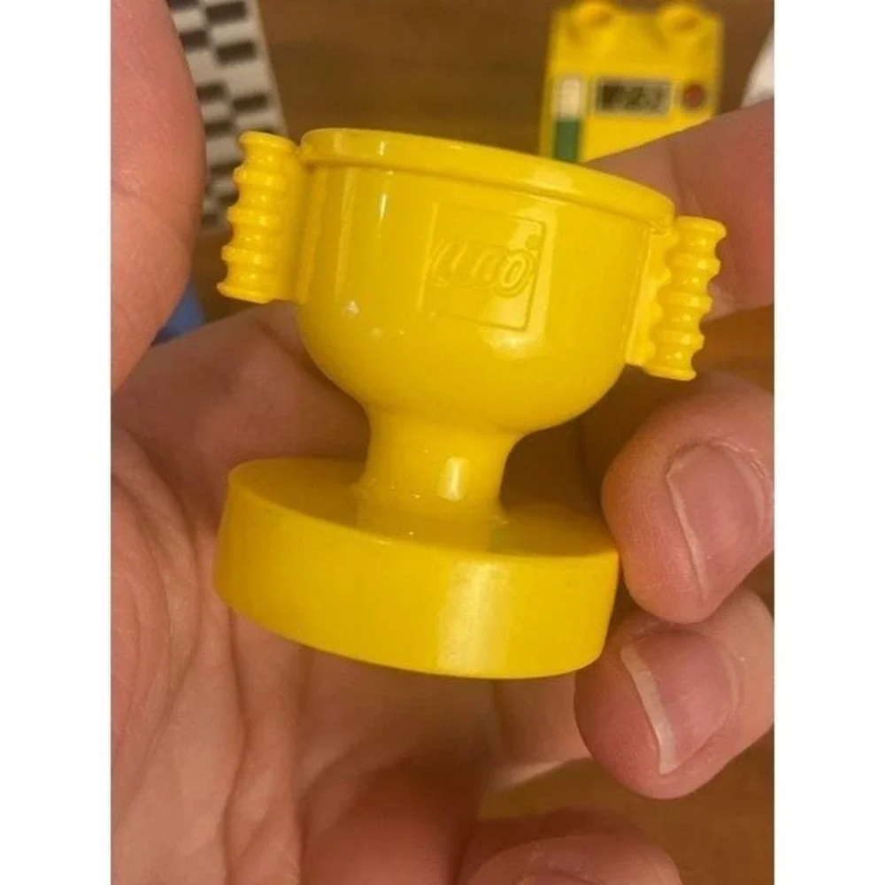 LEGO Duplo Specialty Pieces Lot of 50 Zoo Tiger Piston Cup Octan Racing Trophy